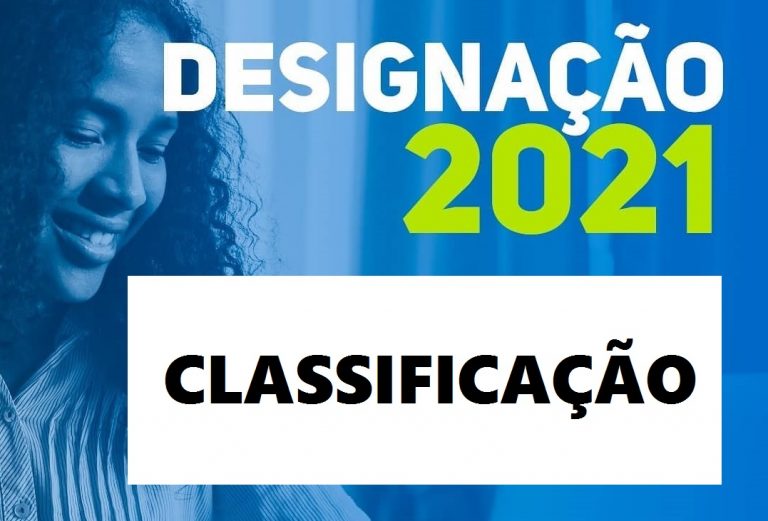 Lista de Classificação - Designação 2021 | Bonfinopolis de Minas/MG